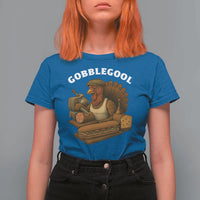 Gobblegool Funny Thanksgiving T Shirt For Women Italian Turkey Deli Humor Sub Sandwich - Wonder Print Shop