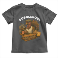 Gobblegool Funny Thanksgiving Toddler T Shirt Italian Turkey Deli Humor Sub Sandwich - Wonder Print Shop