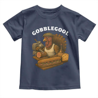 Gobblegool Funny Thanksgiving Toddler T Shirt Italian Turkey Deli Humor Sub Sandwich - Wonder Print Shop