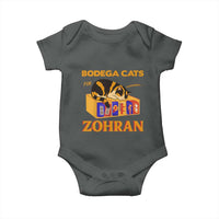 Bodega Cats for Zohran Baby Onesie New York Mamdani Supporter Mayor Cute Cat - Wonder Print Shop