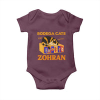 Bodega Cats for Zohran Baby Onesie New York Mamdani Supporter Mayor Cute Cat - Wonder Print Shop