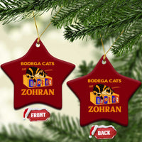 Bodega Cats for Zohran Ceramic Ornament New York Mamdani Supporter Mayor Cute Cat - Wonder Print Shop