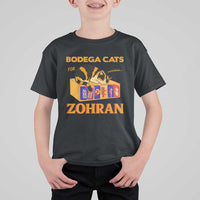 Bodega Cats for Zohran T Shirt For Kid New York Mamdani Supporter Mayor Cute Cat - Wonder Print Shop