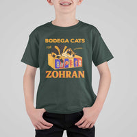 Bodega Cats for Zohran T Shirt For Kid New York Mamdani Supporter Mayor Cute Cat - Wonder Print Shop