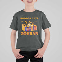 Bodega Cats for Zohran T Shirt For Kid New York Mamdani Supporter Mayor Cute Cat - Wonder Print Shop