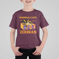 Bodega Cats for Zohran T Shirt For Kid New York Mamdani Supporter Mayor Cute Cat - Wonder Print Shop