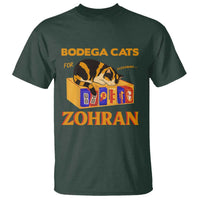 Bodega Cats for Zohran T Shirt New York Mamdani Supporter Mayor Cute Cat - Wonder Print Shop