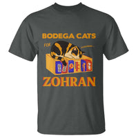 Bodega Cats for Zohran T Shirt New York Mamdani Supporter Mayor Cute Cat - Wonder Print Shop