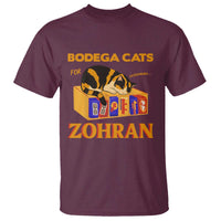 Bodega Cats for Zohran T Shirt New York Mamdani Supporter Mayor Cute Cat - Wonder Print Shop