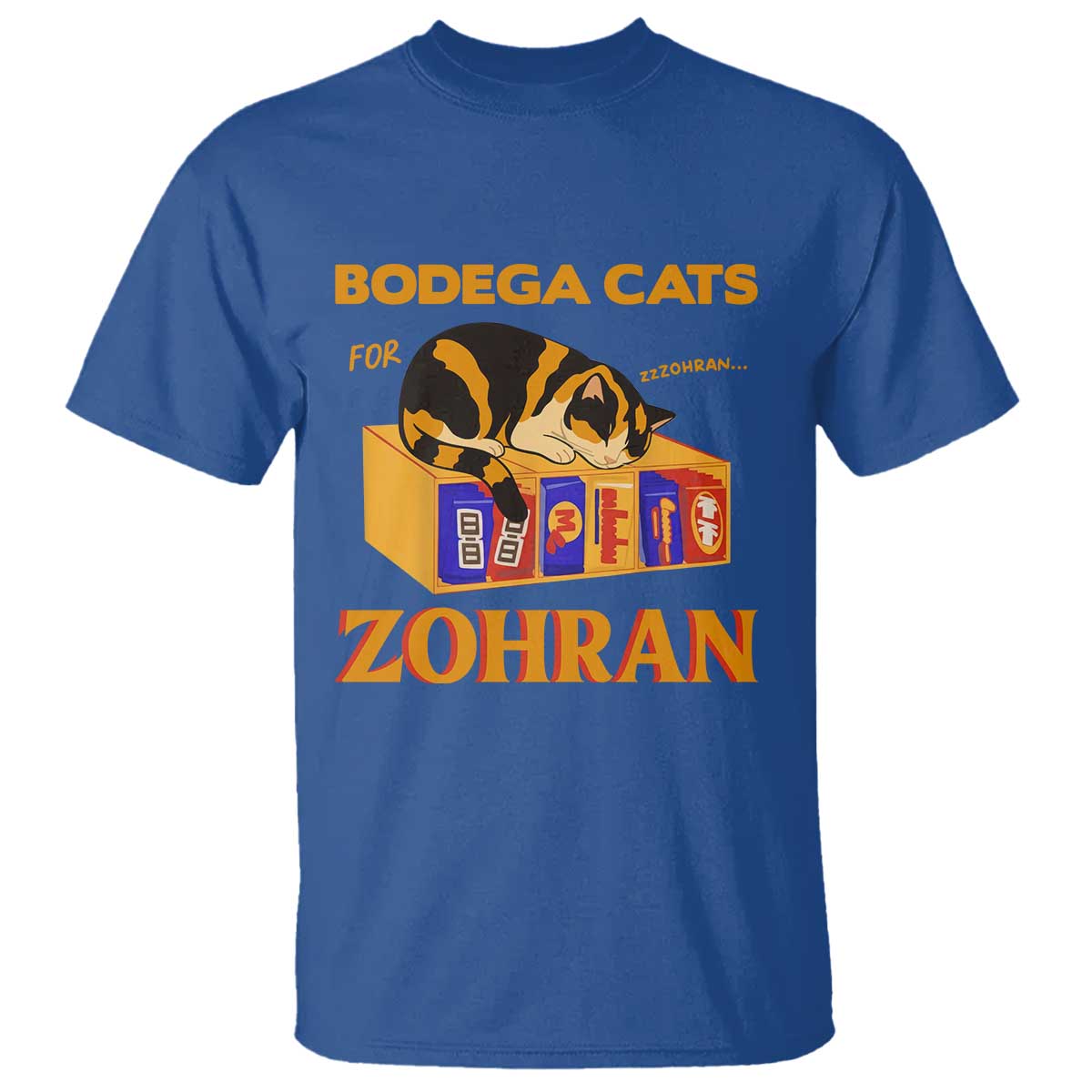Bodega Cats for Zohran T Shirt New York Mamdani Supporter Mayor Cute Cat - Wonder Print Shop