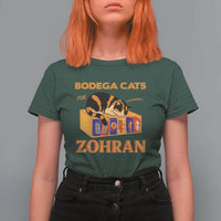 Bodega Cats for Zohran T Shirt For Women New York Mamdani Supporter Mayor Cute Cat - Wonder Print Shop