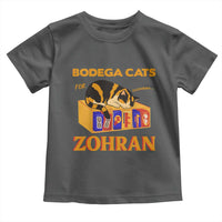 Bodega Cats for Zohran Toddler T Shirt New York Mamdani Supporter Mayor Cute Cat - Wonder Print Shop