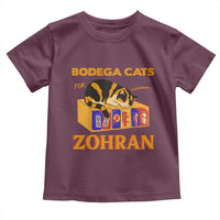 Bodega Cats for Zohran Toddler T Shirt New York Mamdani Supporter Mayor Cute Cat - Wonder Print Shop