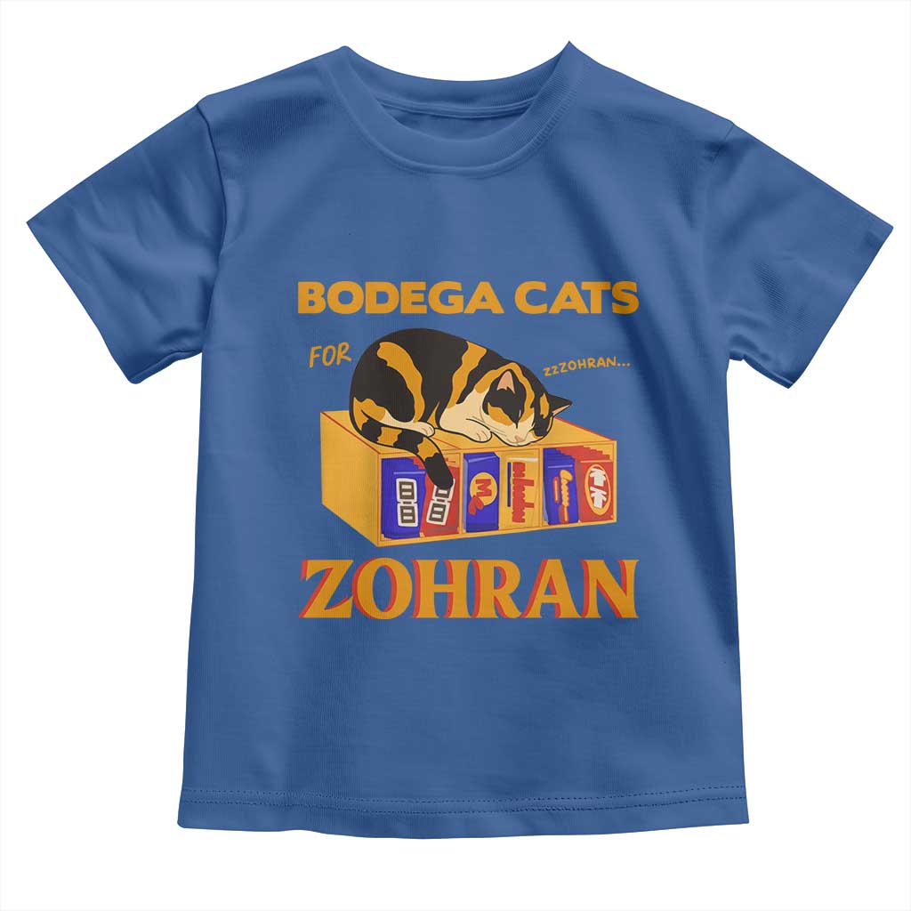 Bodega Cats for Zohran Toddler T Shirt New York Mamdani Supporter Mayor Cute Cat - Wonder Print Shop