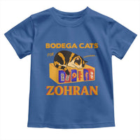 Bodega Cats for Zohran Toddler T Shirt New York Mamdani Supporter Mayor Cute Cat - Wonder Print Shop