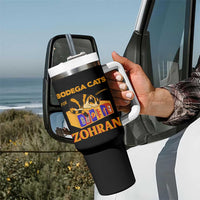 Bodega Cats for Zohran Tumbler With Handle New York Mamdani Supporter Mayor Cute Cat - Wonder Print Shop