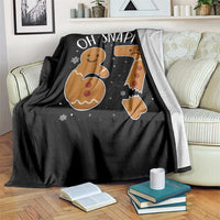 Oh Snap 67 Gingerbread Meme Throw Blanket Broken Cookie Six Seven Holiday Gag Christmas Vibes - Wonder Print Shop