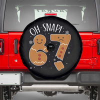 Oh Snap 67 Gingerbread Meme Spare Tire Cover Broken Cookie Six Seven Holiday Gag Christmas Vibes - Wonder Print Shop