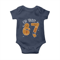 Oh Snap 67 Gingerbread Meme Baby Onesie Broken Cookie Six Seven Holiday Gag Christmas Vibes - Wonder Print Shop