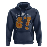 Oh Snap 67 Gingerbread Meme Hoodie Broken Cookie Six Seven Holiday Gag Christmas Vibes - Wonder Print Shop