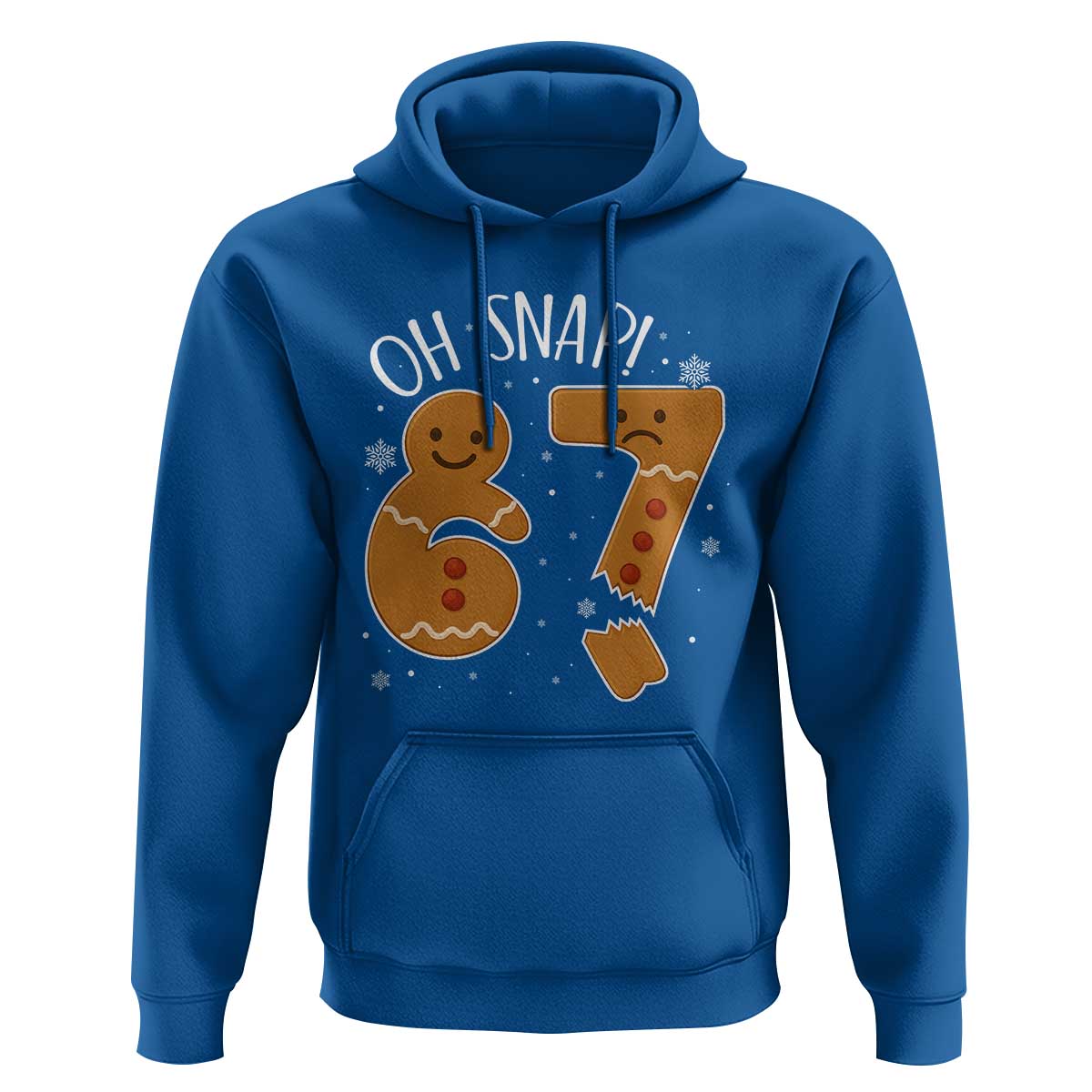 Oh Snap 67 Gingerbread Meme Hoodie Broken Cookie Six Seven Holiday Gag Christmas Vibes - Wonder Print Shop