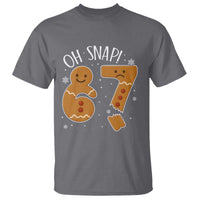 Oh Snap 67 Gingerbread Meme T Shirt Broken Cookie Six Seven Holiday Gag Christmas Vibes - Wonder Print Shop
