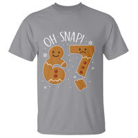 Oh Snap 67 Gingerbread Meme T Shirt Broken Cookie Six Seven Holiday Gag Christmas Vibes - Wonder Print Shop