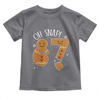 Oh Snap 67 Gingerbread Meme Toddler T Shirt Broken Cookie Six Seven Holiday Gag Christmas Vibes - Wonder Print Shop