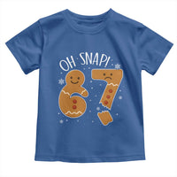 Oh Snap 67 Gingerbread Meme Toddler T Shirt Broken Cookie Six Seven Holiday Gag Christmas Vibes - Wonder Print Shop