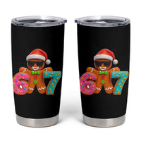 Funny 67 Meme Gingerbread Donut Tumbler Cup Cool Christmas Cookie Six Seven Santa Hat Sprinkles - Wonder Print Shop