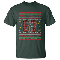 67 Christmas Red Plaid T Shirt Funny Six Seven Meme Holiday Vibes Graphic - Wonder Print Shop