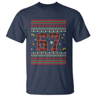 67 Christmas Red Plaid T Shirt Funny Six Seven Meme Holiday Vibes Graphic - Wonder Print Shop