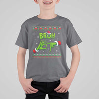 Christmas Bruh 67 Green Hands Meme T Shirt For Kid Funny Six Seven Meme Holiday Ugly Sweater - Wonder Print Shop