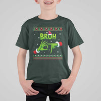Christmas Bruh 67 Green Hands Meme T Shirt For Kid Funny Six Seven Meme Holiday Ugly Sweater - Wonder Print Shop