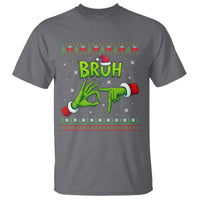 Christmas Bruh 67 Green Hands Meme T Shirt Funny Six Seven Meme Holiday Ugly Sweater - Wonder Print Shop