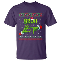 Christmas Bruh 67 Green Hands Meme T Shirt Funny Six Seven Meme Holiday Ugly Sweater - Wonder Print Shop