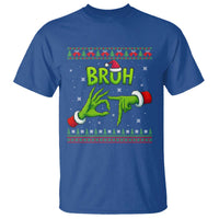 Christmas Bruh 67 Green Hands Meme T Shirt Funny Six Seven Meme Holiday Ugly Sweater - Wonder Print Shop