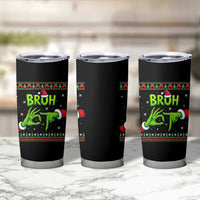 Christmas Bruh 67 Green Hands Meme Tumbler Cup Funny Six Seven Meme Holiday Ugly Sweater - Wonder Print Shop