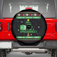 Funny Excel Christmas Tree Spare Tire Cover This Calls for a Spreadsheet Xmas DIV0 Errors - Wonder Print Shop