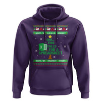 Funny Excel Christmas Tree Hoodie This Calls for a Spreadsheet Xmas DIV0 Errors - Wonder Print Shop