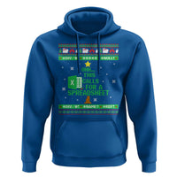 Funny Excel Christmas Tree Hoodie This Calls for a Spreadsheet Xmas DIV0 Errors - Wonder Print Shop