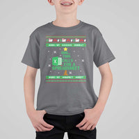 Funny Excel Christmas Tree T Shirt For Kid This Calls for a Spreadsheet Xmas DIV0 Errors - Wonder Print Shop