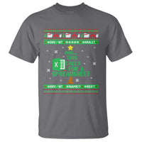 Funny Excel Christmas Tree T Shirt This Calls for a Spreadsheet Xmas DIV0 Errors - Wonder Print Shop