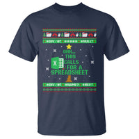 Funny Excel Christmas Tree T Shirt This Calls for a Spreadsheet Xmas DIV0 Errors - Wonder Print Shop