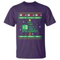 Funny Excel Christmas Tree T Shirt This Calls for a Spreadsheet Xmas DIV0 Errors - Wonder Print Shop