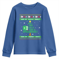 Funny Excel Christmas Tree Youth Sweatshirt This Calls for a Spreadsheet Xmas DIV0 Errors - Wonder Print Shop