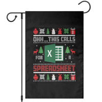 This Calls for a Spreadsheet Christmas Garden Flag Funny Excel Xmas Gift for Data Nerds Accountants - Wonder Print Shop