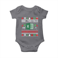 This Calls for a Spreadsheet Christmas Baby Onesie Funny Excel Xmas Gift for Data Nerds Accountants - Wonder Print Shop