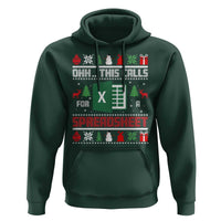 This Calls for a Spreadsheet Christmas Hoodie Funny Excel Xmas Gift for Data Nerds Accountants - Wonder Print Shop