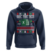 This Calls for a Spreadsheet Christmas Hoodie Funny Excel Xmas Gift for Data Nerds Accountants - Wonder Print Shop